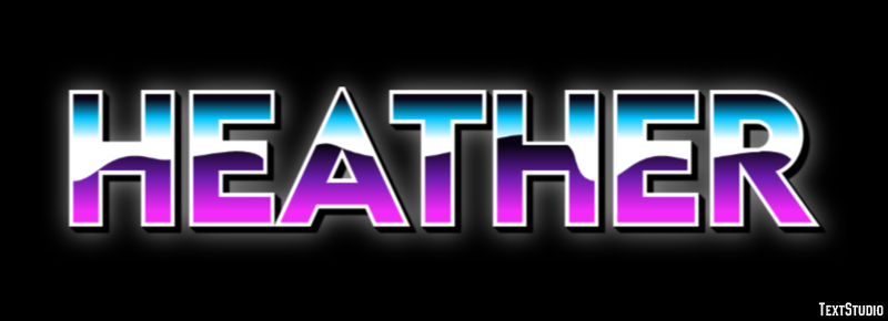 Heather Text Effect