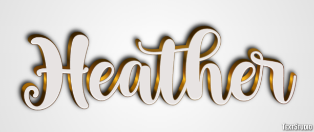 Heather Text Effect