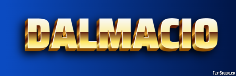 Dalmacio Efecto de texto