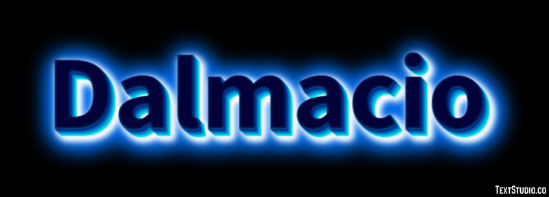 Dalmacio Efecto de Texto