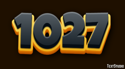 1027 Text effect