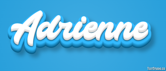 Adrienne Эффект текста