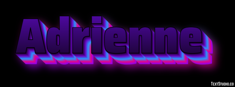 Adrienne Эффект текста