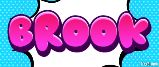 Brook Efecto de Texto