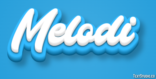 Melodi Metin efekti