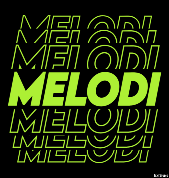 Melodi Metin Efekti