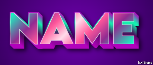 Name Text Effect