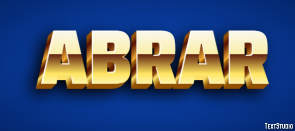 Abrar Text effect