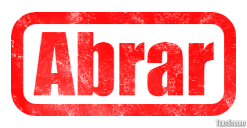 Abrar Эффект текста