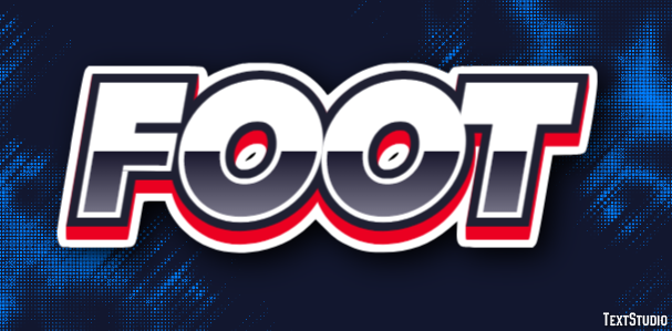 Foot Effetto testo