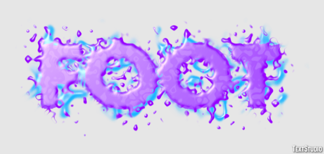 Foot Text Effect