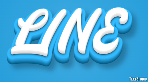 LINE Text Effect