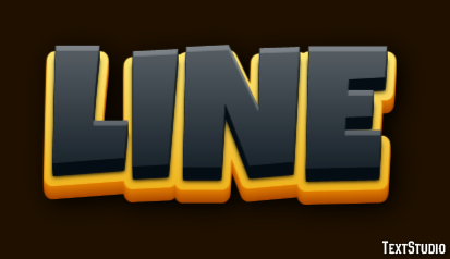 LINE Text Effect