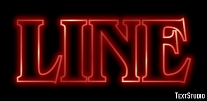 LINE Text Effect