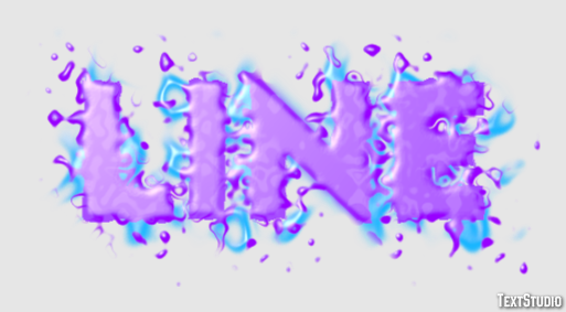 LINE Text Effect