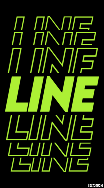 LINE Text Effect