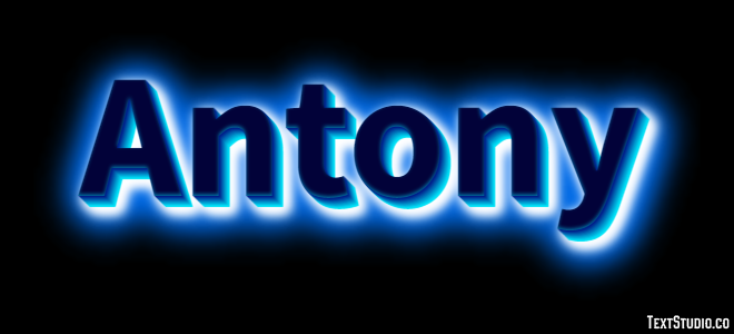 Antony Texteffekt