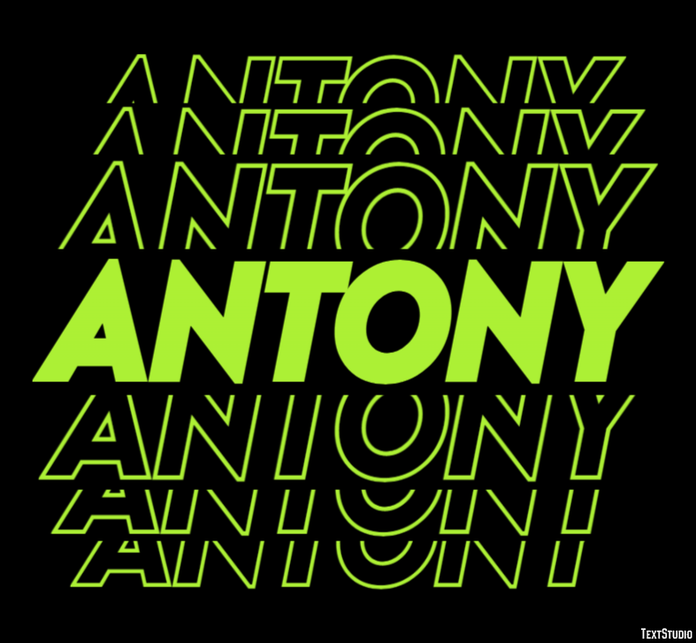 Antony Effetto testo