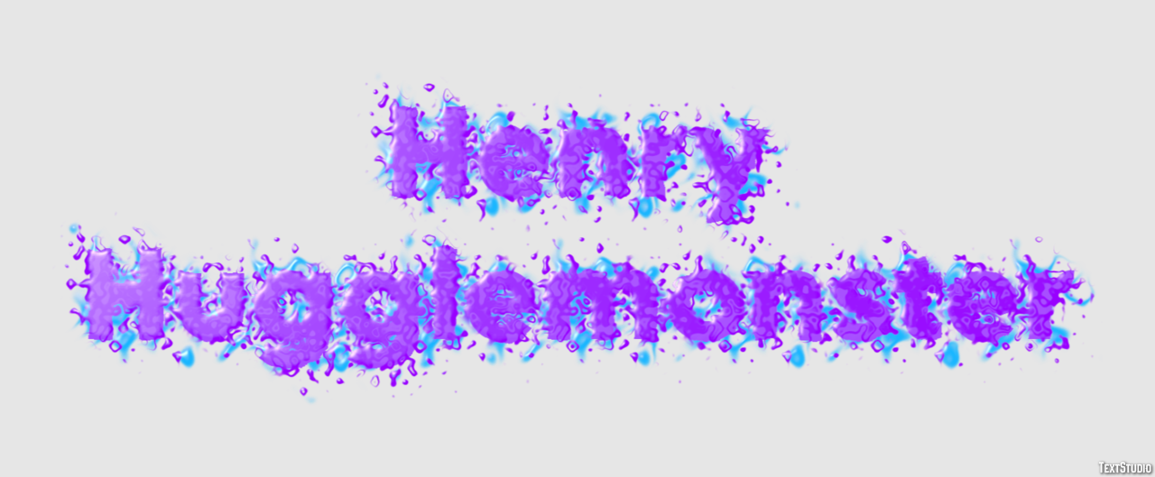 Henry Hugglemonster Text effect