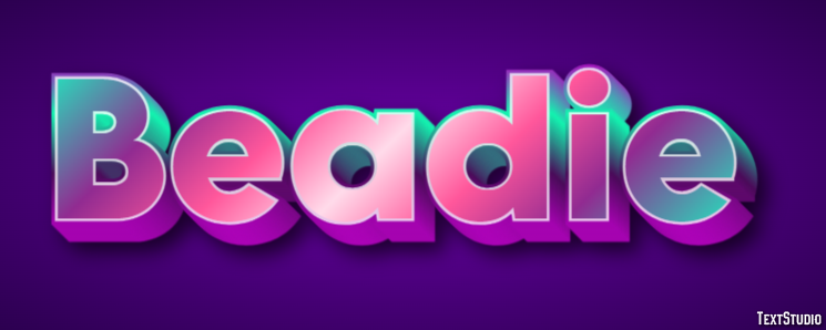 Beadie Text effect