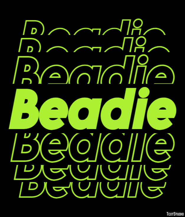 Beadie Text Effect