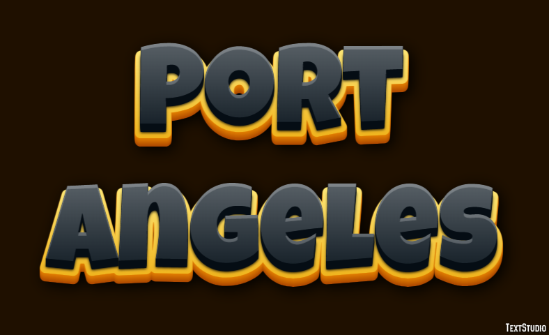 Port Angeles Texteffekt