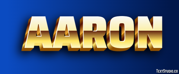 Aaron Efecto de Texto