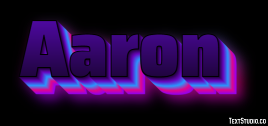 Aaron Tekst Effect