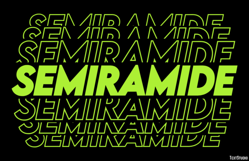 Semiramide Effetto testo