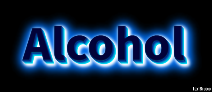 Alcohol Text Effect