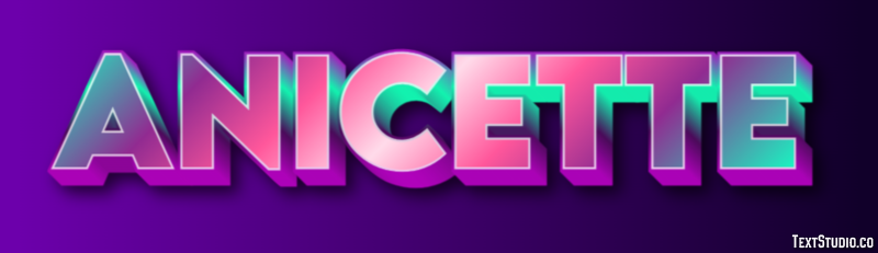 Anicette Effet de Texte