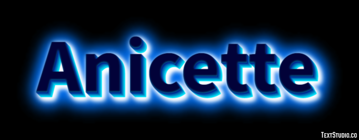 Anicette テキスト効果