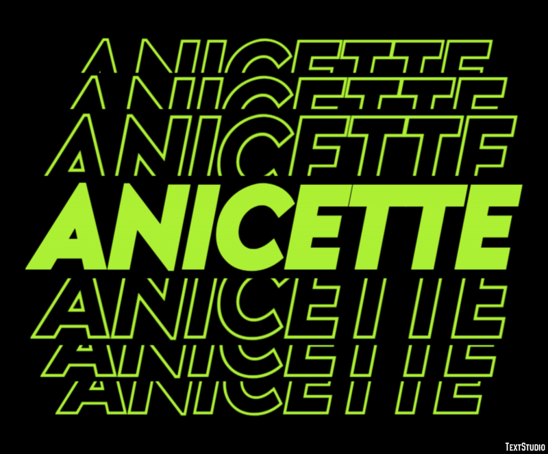 Anicette Effet de Texte