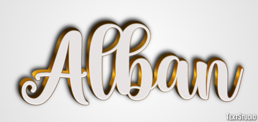 Alban Texteffekt