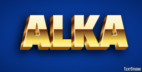 Alka Text Effect