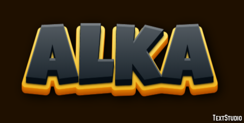 Alka Text Effect