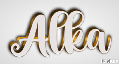 Alka Text Effect