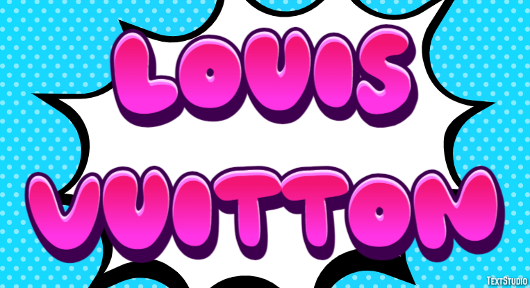 Louis Vuitton Effet de texte