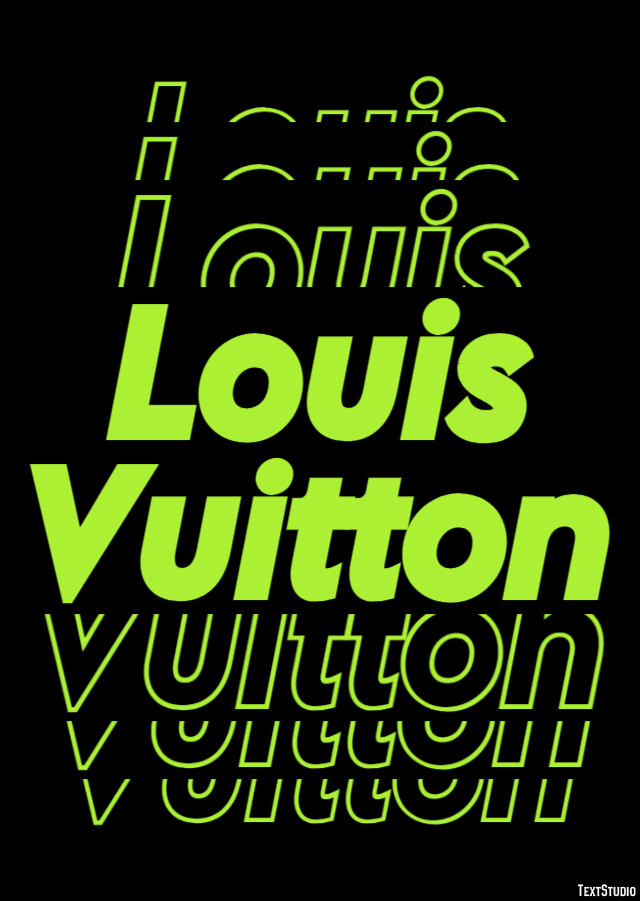 Louis Vuitton Metin Efekti