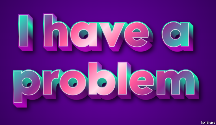 I have a problem Text Effect