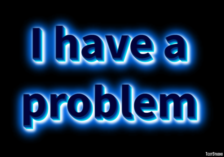 I have a problem Text Effect