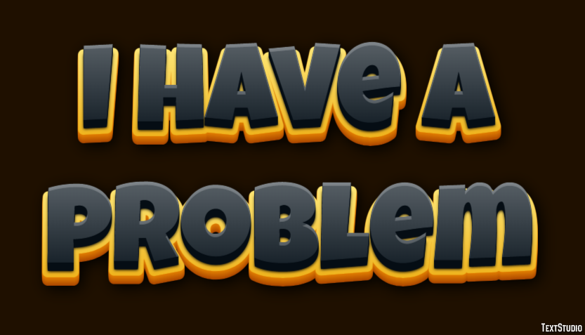 I have a problem Text Effect