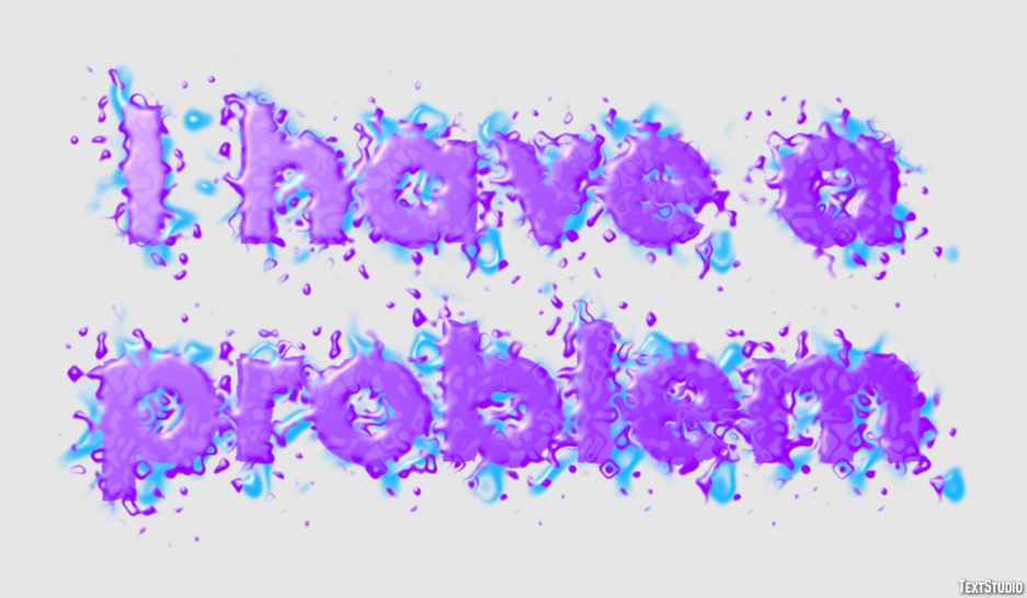 I have a problem Text Effect