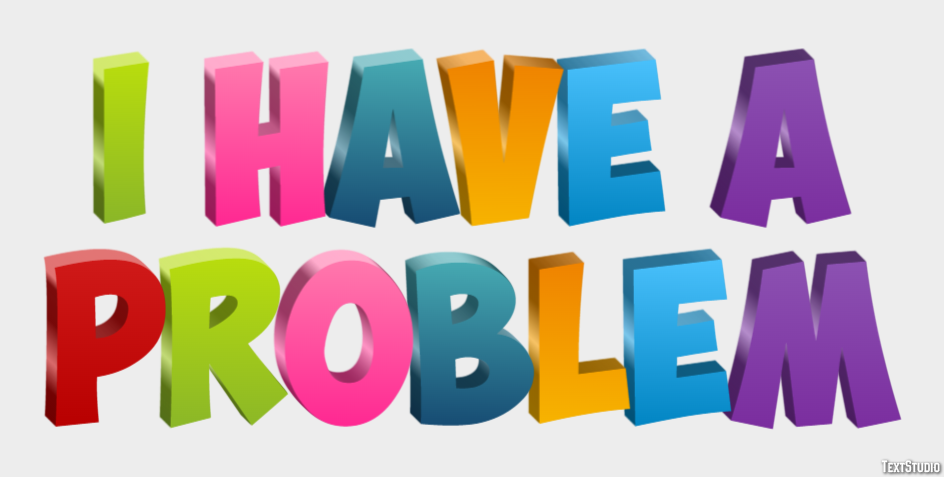 I have a problem Text Effect