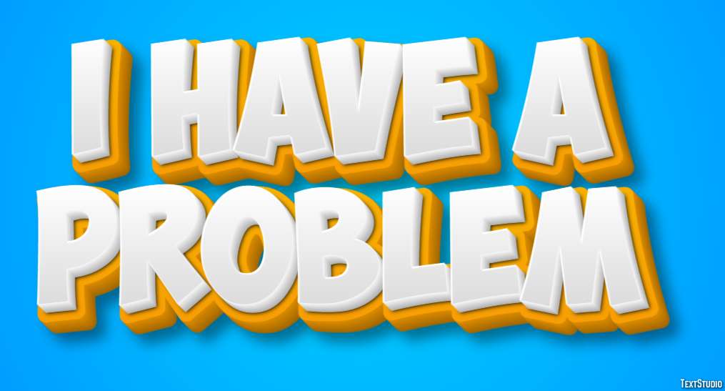 I have a problem Text Effect