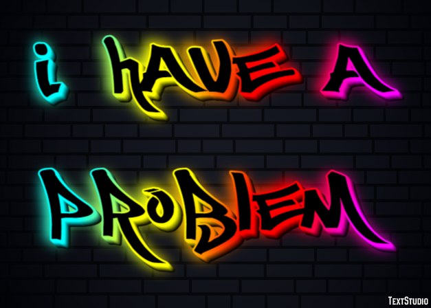 I have a problem Text Effect
