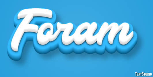 Foram Efecto de Texto