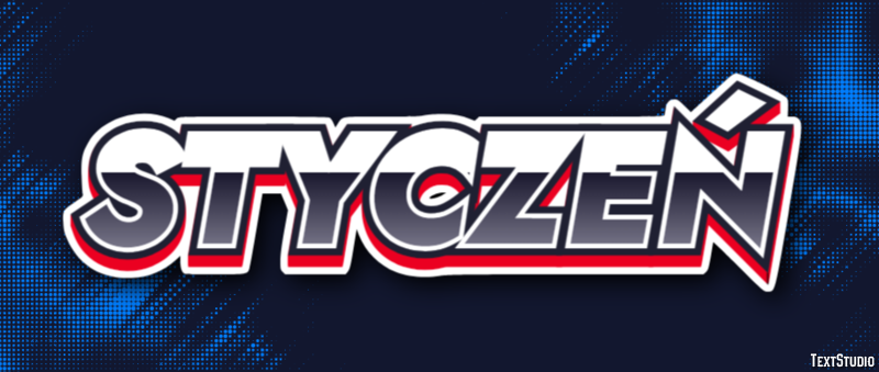 Styczeń Efekt tekstowy