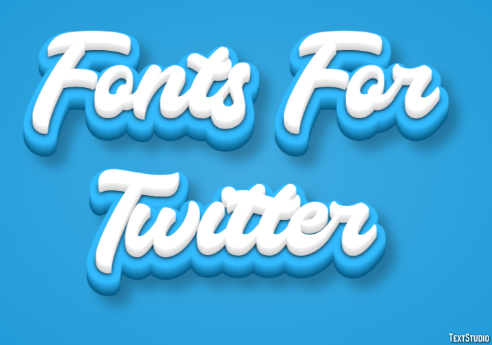 Fonts For Twitter テキスト効果