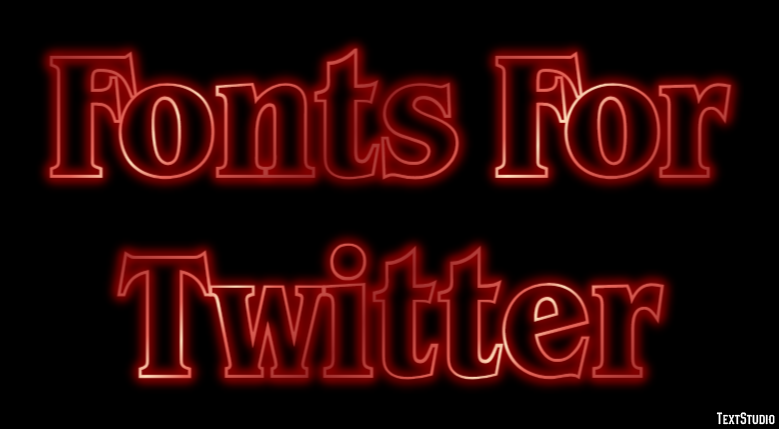 Fonts For Twitter Efekt tekstowy